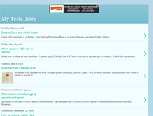 Tablet Screenshot of mytechdiary.net